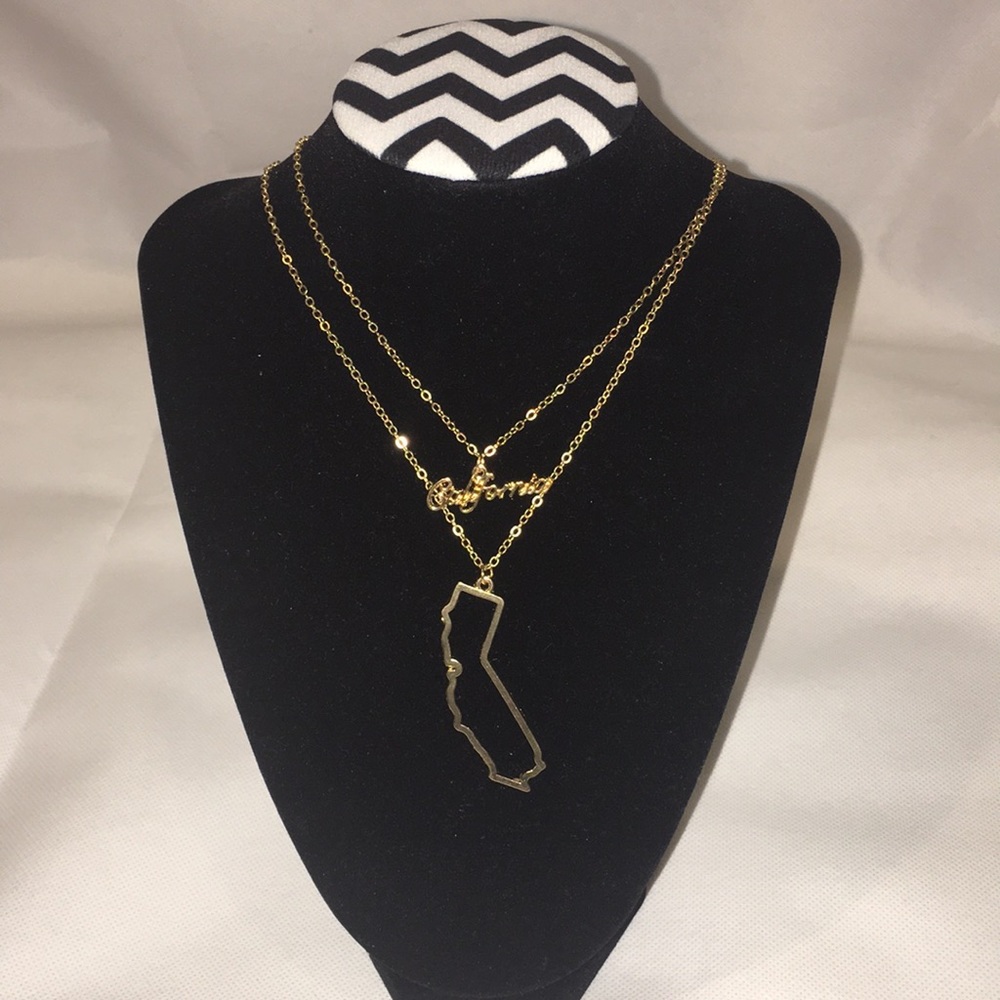 California ❤️ double necklace